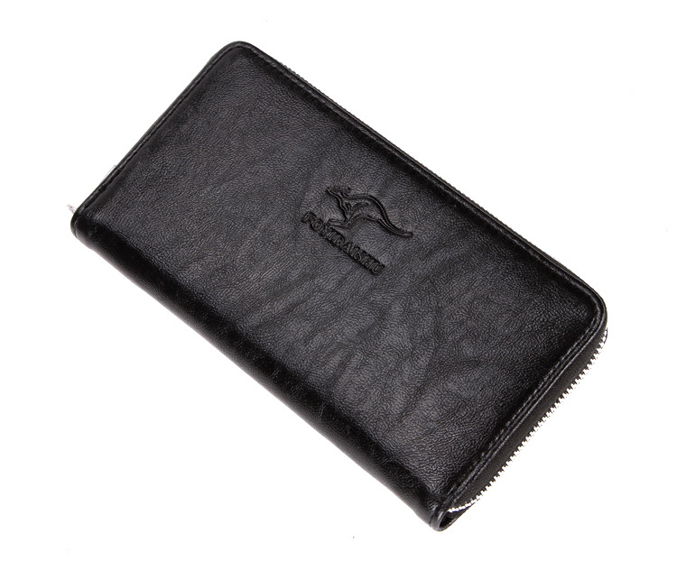 Muški PU kožni novčanik-ključ s dva pretinca za kartice - Urbani stil, Vodootporan, Model 8015