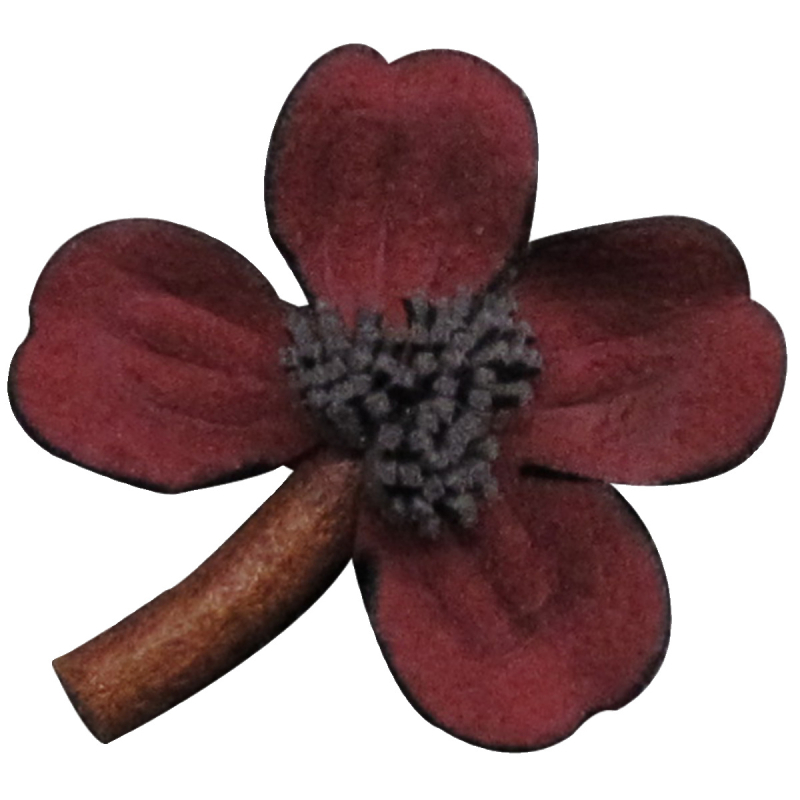 Брошка – флорална, оригинален дизайн, плат, подходяща за шал и яке, за сватба