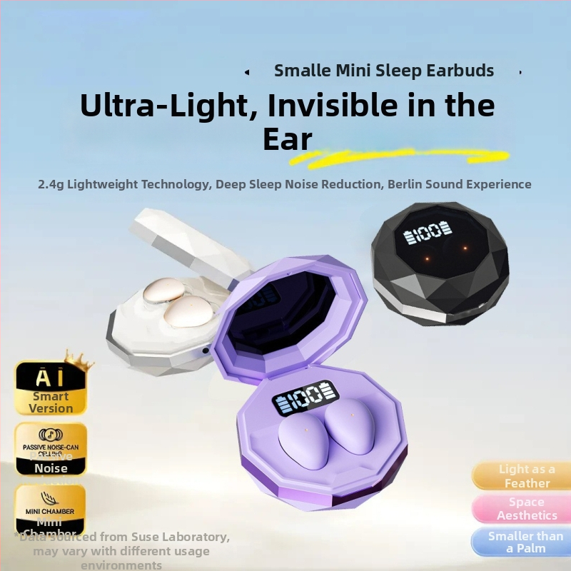 Bežične Bluetooth slušalice za uho, in-ear dizajn, Bluetooth 5.4, domet 10 m, trajanje baterije 4–8 h