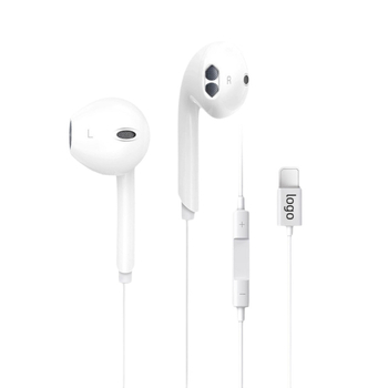 In-ear austiņas ar vadu savienojumu Lightning un USB-C (7. paaudze, dinamiskais draiveris, saderīgas ar iOS, 1,2 m kabelis)