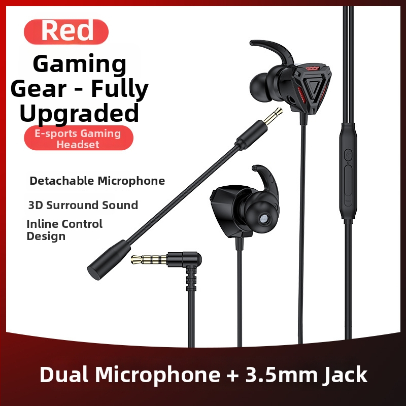 WJHH GM3 káblové in-ear slúchadlá s mikrofónom, 3,5 mm konektor, 1,2 m kábel, rozsah frekvencií 20–20000 Hz, impedancia 32 Ω