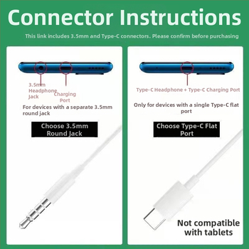 OPPO saderīgās Type-C In-Ear Bluetooth austiņas ar auss aizķeri