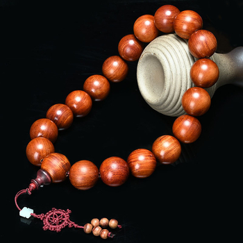 Ξύλινο βραχιόλι με χάντρες - χειροποίητο, εθνοτικό στυλ, unisex, προσαρμογή