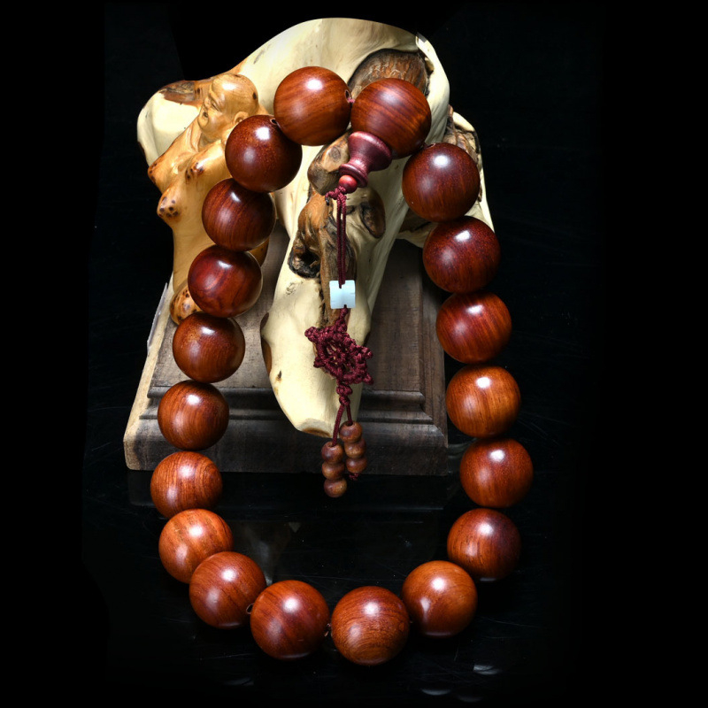 Ξύλινο βραχιόλι με χάντρες - χειροποίητο, εθνοτικό στυλ, unisex, προσαρμογή