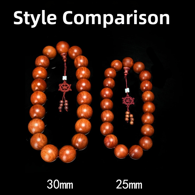 Ξύλινο βραχιόλι με χάντρες - χειροποίητο, εθνοτικό στυλ, unisex, προσαρμογή