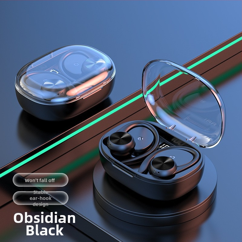 Căști Bluetooth Q36 cu design cu cârlig pentru ureche, fără fir, rază 10 m, Bluetooth 5.3, autonomie 4–8 ore, model privat