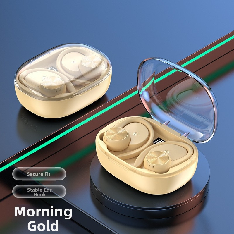 Căști Bluetooth Q36 cu design cu cârlig pentru ureche, fără fir, rază 10 m, Bluetooth 5.3, autonomie 4–8 ore, model privat
