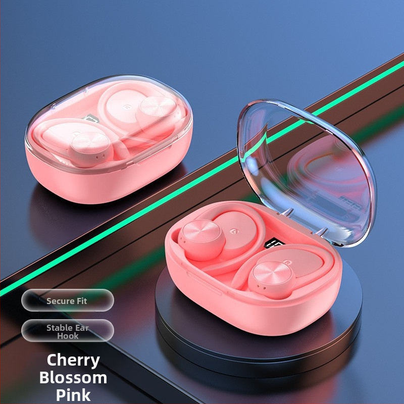 Căști Bluetooth Q36 cu design cu cârlig pentru ureche, fără fir, rază 10 m, Bluetooth 5.3, autonomie 4–8 ore, model privat