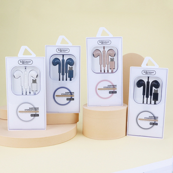 In-ear slúchadlá s káblom Type-C s mikrofónom, model ki-351, dĺžka káblu 1,2 m