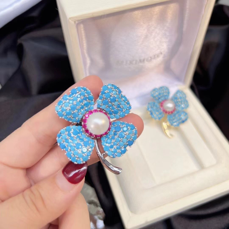 Corsage kitűző ötvözet anyaggal, természetes uniszex stílus, gyémántkezelés, ametiszt kristály