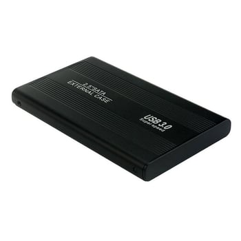 SATA merevlemez külső tok USB 3.0, alumínium ötvözet, külső tokozás, támogatás akár 2000 GB
