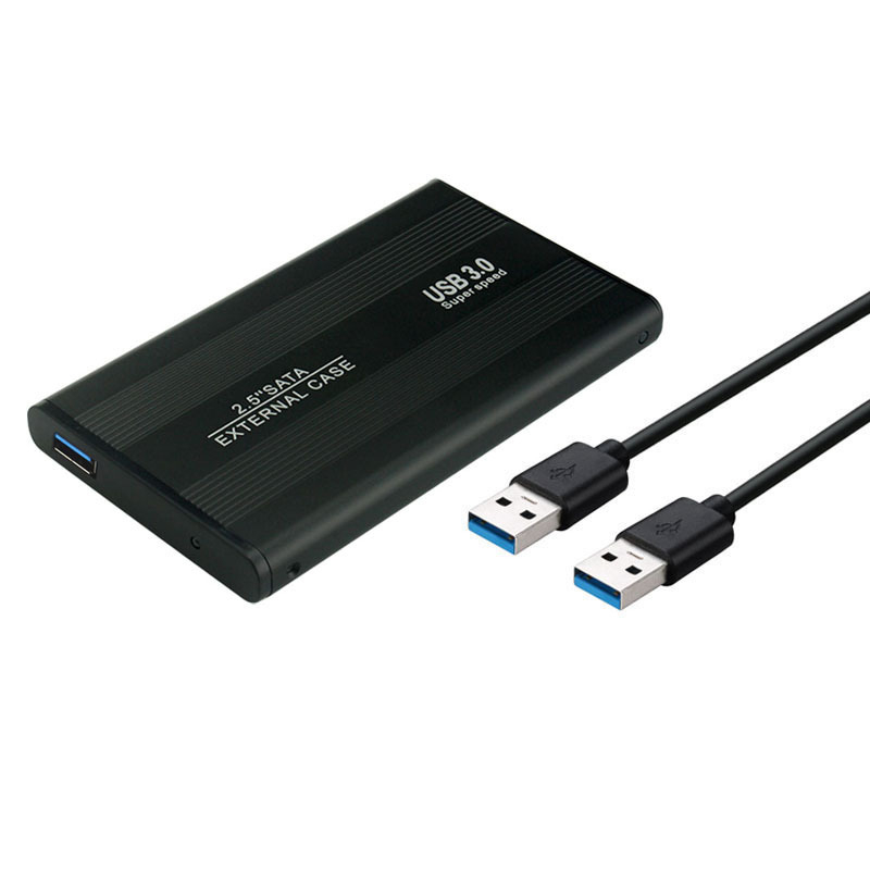 SATA merevlemez külső tok USB 3.0, alumínium ötvözet, külső tokozás, támogatás akár 2000 GB