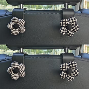 Άγκιστρο εσωτερικού αυτοκινήτου για την πλάτη του μπροστινού καθίσματος – απλό πλαστικό άγκιστρο αποθήκευσης με καρό σχέδιο