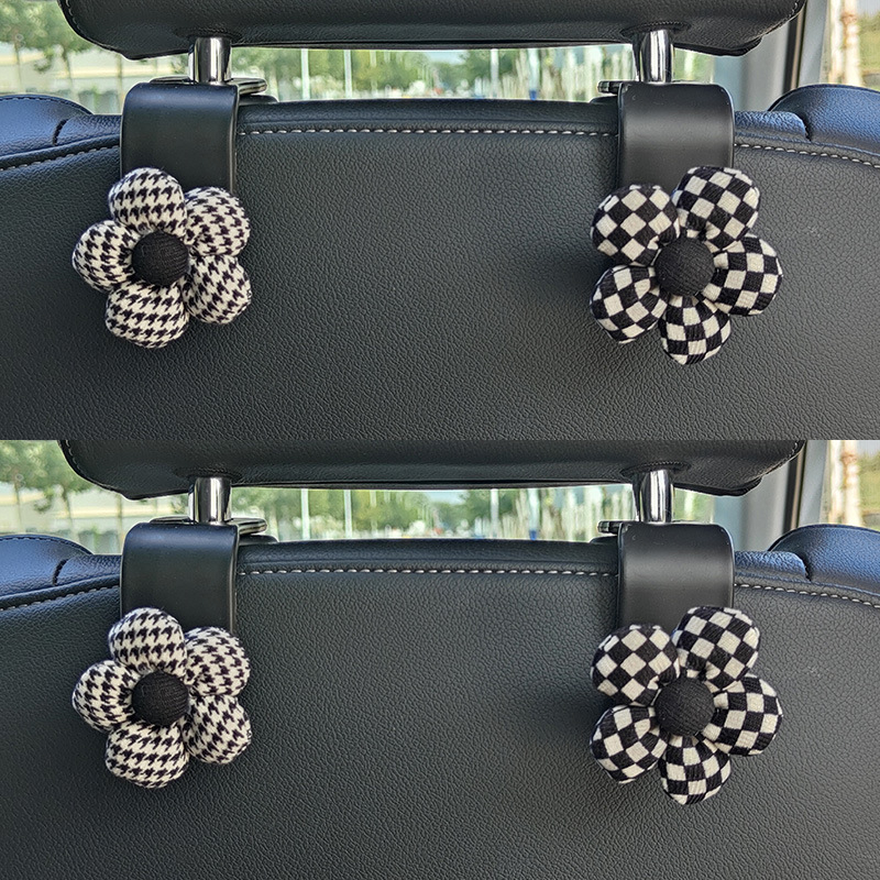 Άγκιστρο εσωτερικού αυτοκινήτου για την πλάτη του μπροστινού καθίσματος – απλό πλαστικό άγκιστρο αποθήκευσης με καρό σχέδιο