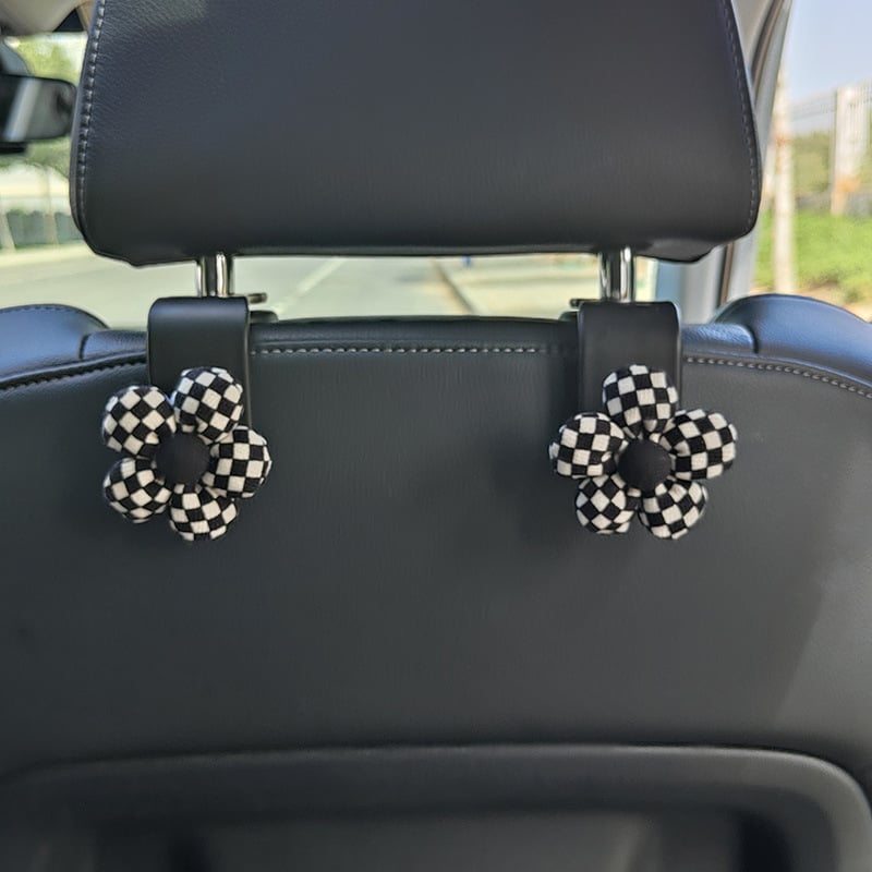 Άγκιστρο εσωτερικού αυτοκινήτου για την πλάτη του μπροστινού καθίσματος – απλό πλαστικό άγκιστρο αποθήκευσης με καρό σχέδιο