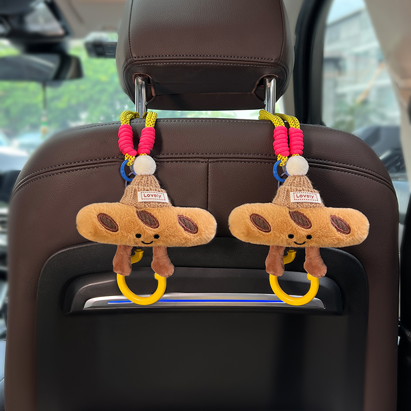 Cârlig de depozitare auto, pluș, stil modern, Flower Rain Night