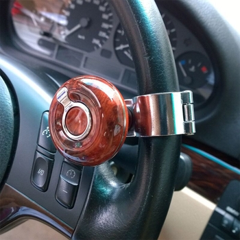 Pojačivač volana automobila s Power Ball sustavom i ležajem od čelične kugle, TZ marka • Materijal: zlitina + ekološki ABS • Univerzalna kompatibilnost • Težina: 0,1 kg