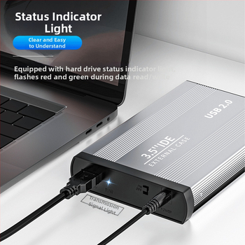 Externý IDE kryt pevného disku — 39-pin IDE rozhranie, USB, chladenie, odolný voči nárazu