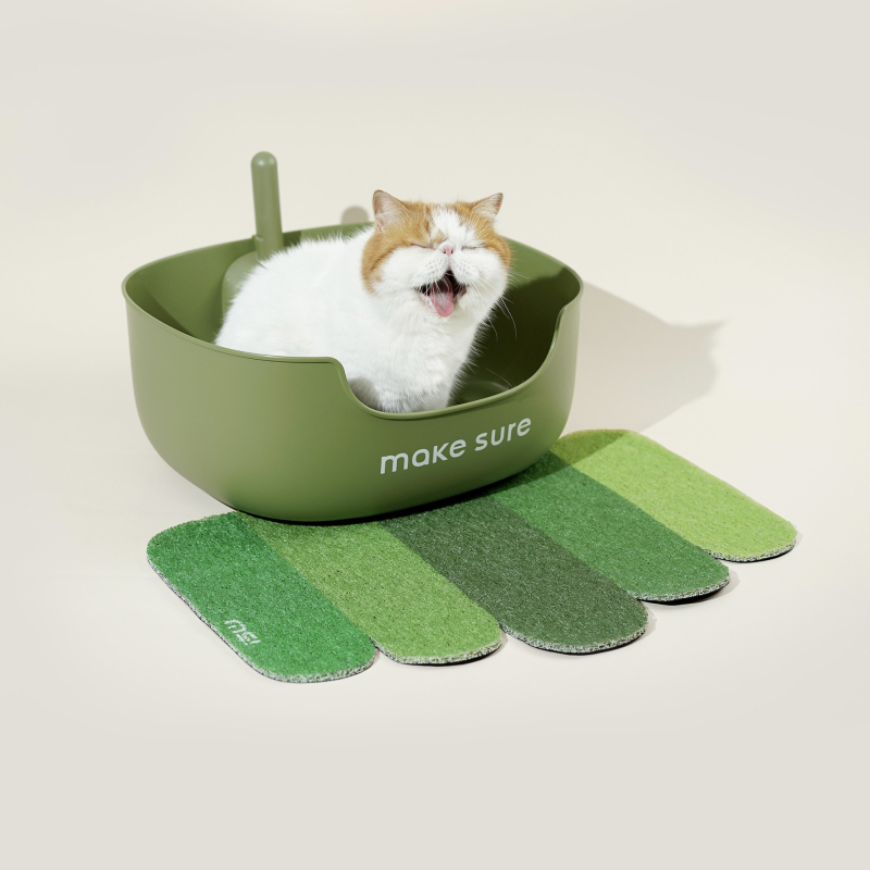 Mochi macskaalom-tál – Extra nagy, nyitott típus, csöpögés elleni védelemmel