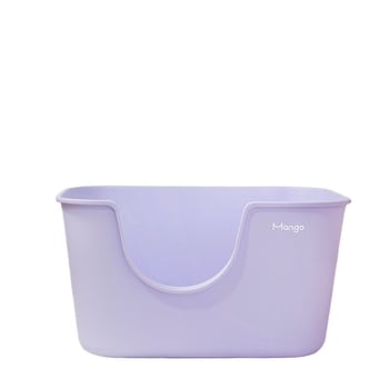 Μεγάλο κουτί άμμου για γάτες, ανυψωμένο και ενισχυμένο, κατά του πιτσιλίσματος, ανοιχτής μορφής για οικιακή χρήση (PVC; Χωρίς λειτουργίες smart; Ανοικτός τύπος)