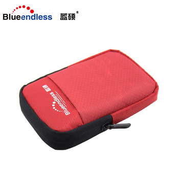 Husă de depozitare pentru HDD de 2,5 inci cu accente din piele EVA, organizator pentru căști și cabluri, husă de protecție din pânză