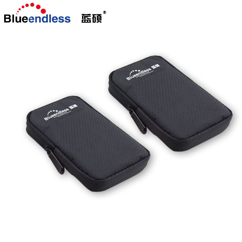 Husă de depozitare pentru HDD de 2,5 inci cu accente din piele EVA, organizator pentru căști și cabluri, husă de protecție din pânză