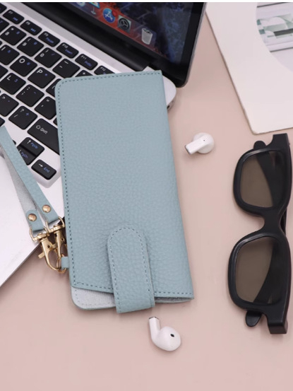 Szemüvegtáska levehető karkötővel, PVC bőrhatású textúrával, kültéri sportokra