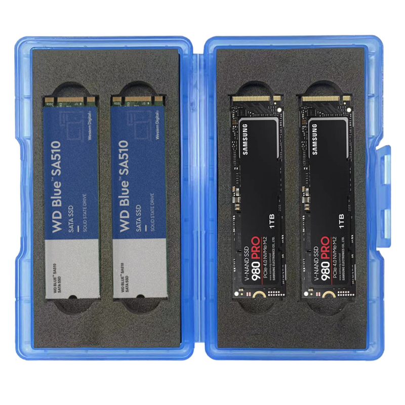 Shuolitai M101 NVMe NGFF M.2 SSD PP защитна кутия за съхранение