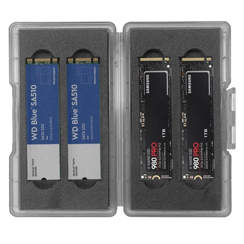 Shuolitai M101 NVMe NGFF M.2 SSD PP защитна кутия за съхранение