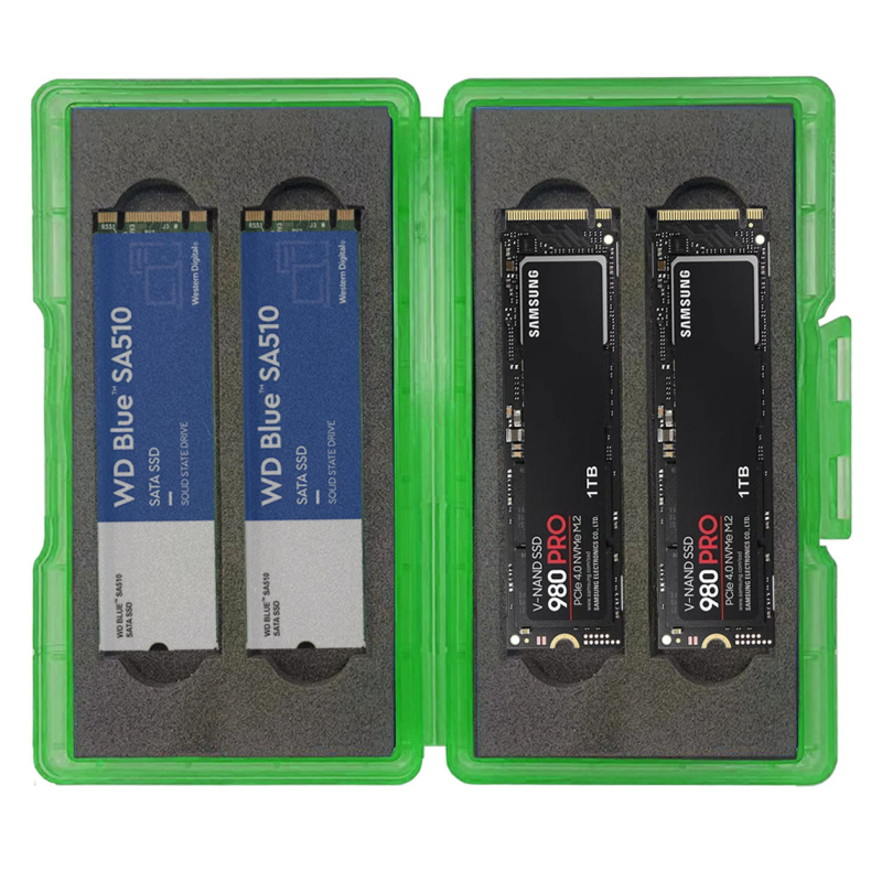 Shuolitai M101 NVMe NGFF M.2 SSD PP защитна кутия за съхранение