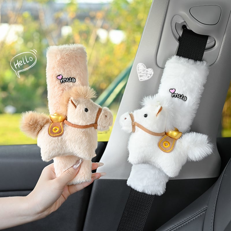 Jastučići za sigurnosni pojas automobila – plišani, prilagodljivi (Materijal: pliš; Težina: 80 g; Marka: Beautiful night thoughts)