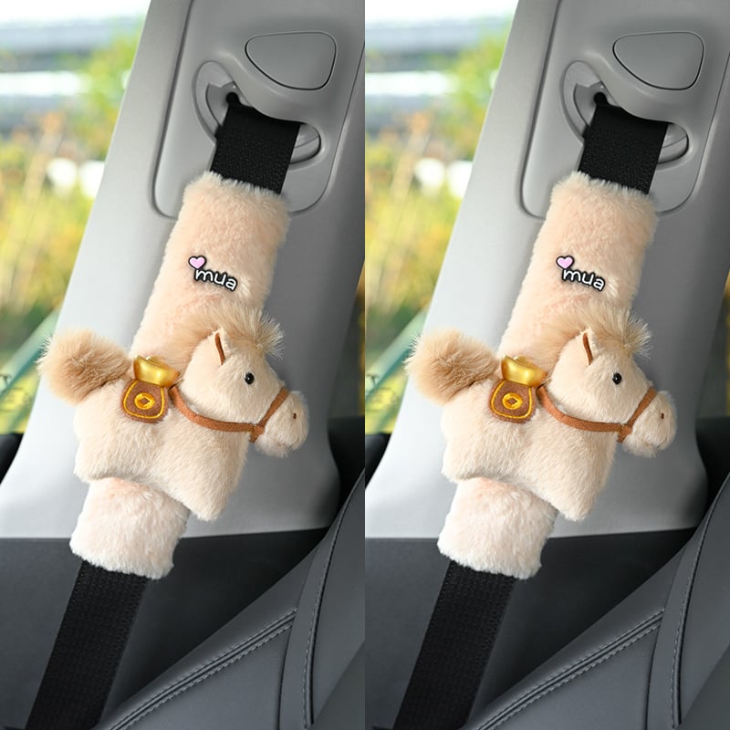 Jastučići za sigurnosni pojas automobila – plišani, prilagodljivi (Materijal: pliš; Težina: 80 g; Marka: Beautiful night thoughts)
