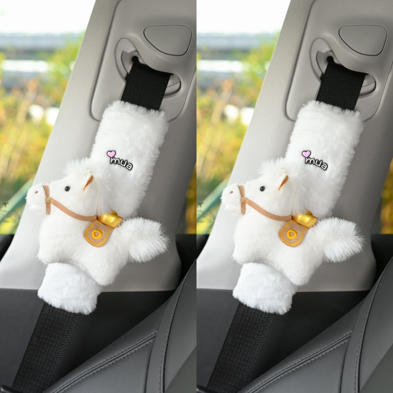 Jastučići za sigurnosni pojas automobila – plišani, prilagodljivi (Materijal: pliš; Težina: 80 g; Marka: Beautiful night thoughts)