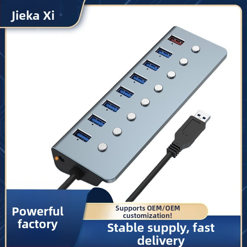 USB 3.0 8-portová dokovacia stanica s nezávislými prepínačmi (externé napájanie) – Model T292