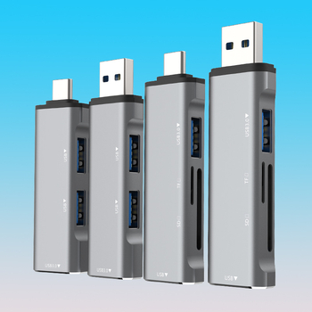 slovjo SRJ-303C USB-C hub s 3 portmi, 5 Gbps, napájaný cez USB (bez externej energie)