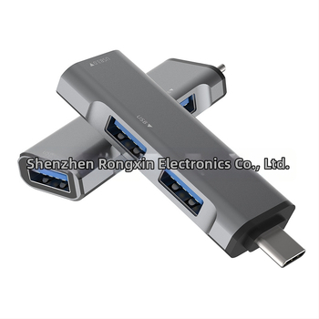 slovjo SRJ-303C USB-C hub s 3 portmi, 5 Gbps, napájaný cez USB (bez externej energie)