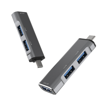 slovjo SRJ-303C USB-C hub s 3 portmi, 5 Gbps, napájaný cez USB (bez externej energie)
