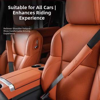 Sigurnosni ramenski kaiš za unutrašnjost automobila – mikrovlaknena koža, prilagodljivo, težina 0.054 kg, kompatibilan s Ideal One/L6/L7/L8/L9