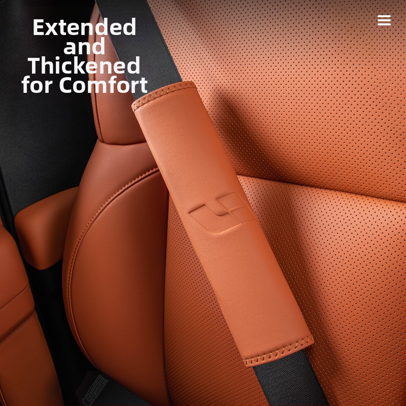 Sigurnosni ramenski kaiš za unutrašnjost automobila – mikrovlaknena koža, prilagodljivo, težina 0.054 kg, kompatibilan s Ideal One/L6/L7/L8/L9