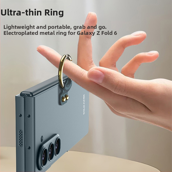 GKK Samsung Galaxy Z Fold6 telefona vāciņš – PC materiāls, injekcijas formēšana, flip stils