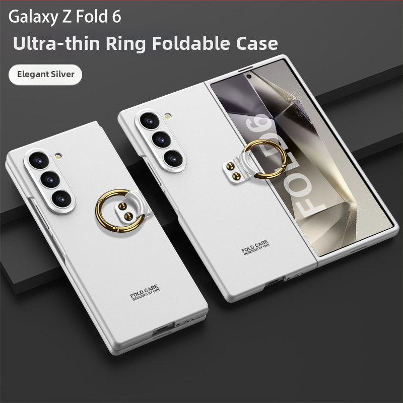 GKK Samsung Galaxy Z Fold6 telefona vāciņš – PC materiāls, injekcijas formēšana, flip stils