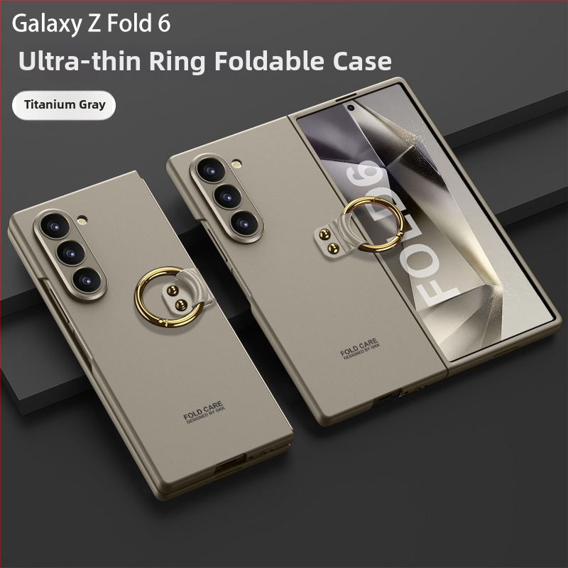 GKK Samsung Galaxy Z Fold6 telefona vāciņš – PC materiāls, injekcijas formēšana, flip stils