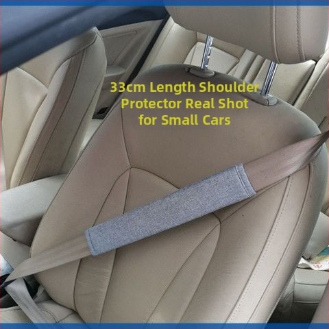 Automašīnas drošības jostas plecu spilventiņi – sintētiskas šķiedras, universāls visām sezonām