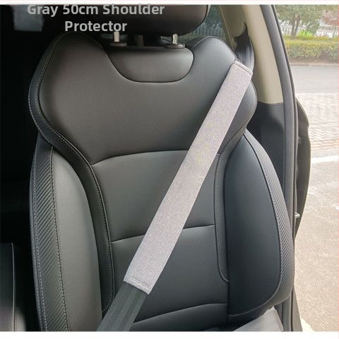 Automašīnas drošības jostas plecu spilventiņi – sintētiskas šķiedras, universāls visām sezonām