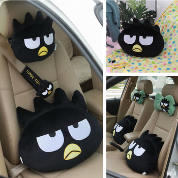 Auto jastuk za naslon za glavu s karikaturnim pingvinom, plišasti navlaka, PP pamuk punilo, zaštita pojasa i deka za klimatizaciju