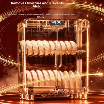 Laualine PP-materjalist nõudekuivati UV-desinfitseerimisega, sobib kaussidele ja taldrikutele, Euroopa stiilis