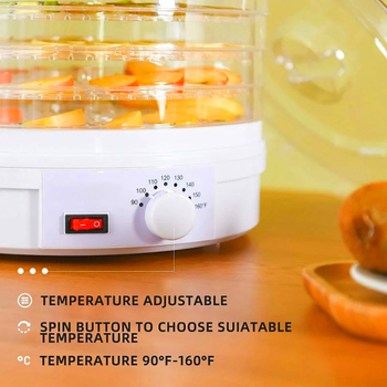 Дехидратор за плодове SX770-12, 12 слоя, 110–240V, 400W, 50/60Hz, Kudi