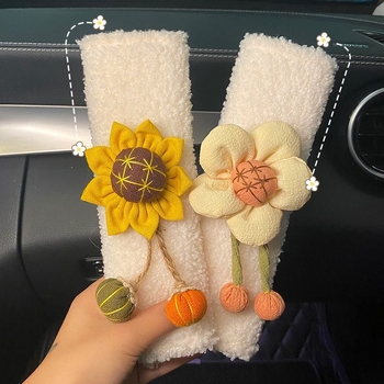 Padă pentru umărul curelei de siguranță auto, poliester, moale, anti-strângere, greutate 0.3