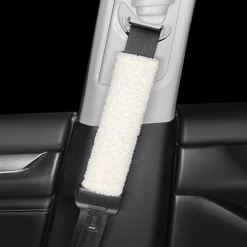 Padă pentru umărul curelei de siguranță auto, poliester, moale, anti-strângere, greutate 0.3