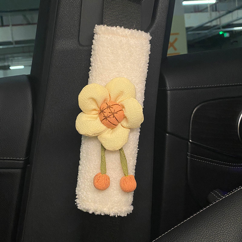 Padă pentru umărul curelei de siguranță auto, poliester, moale, anti-strângere, greutate 0.3